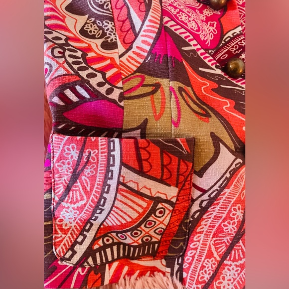 W Work to Weekend Vibrant Patterned Blazer, Sz 10! - Picture 4 of 7